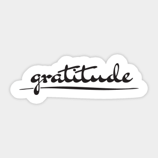 'Gratitude' Radical Kindness Anti Bullying Shirt Sticker